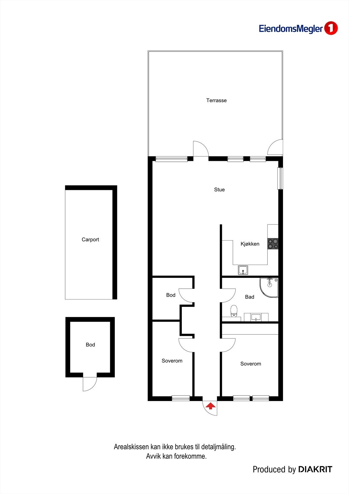 Plantegning Galleribilde