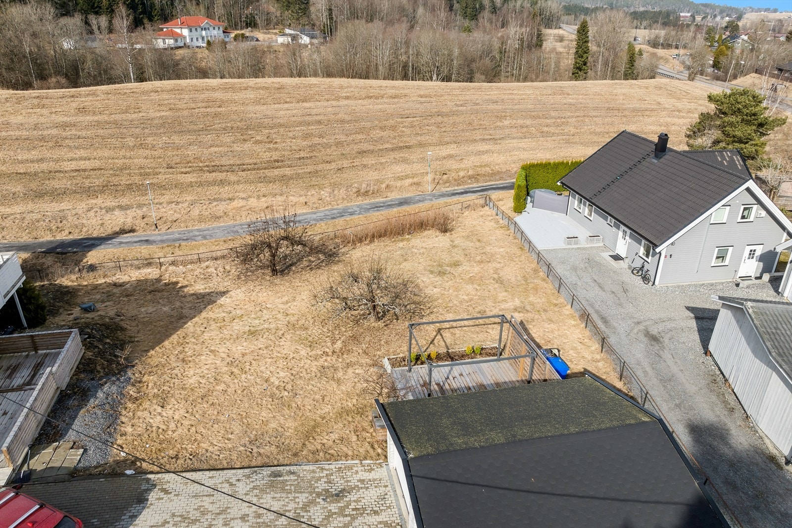 Et etablert boligområde nærme Myrdammen. Galleribilde