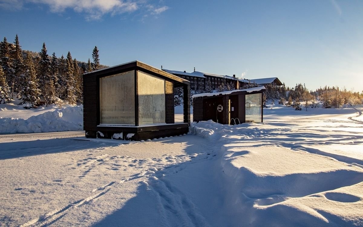 Vinter Bastu Galleribilde