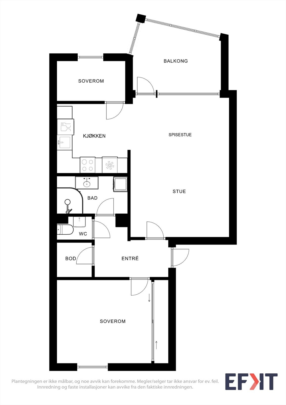 Plantegning Galleribilde