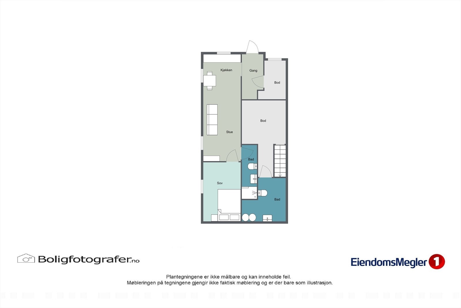 Plantegning underetasje Galleribilde