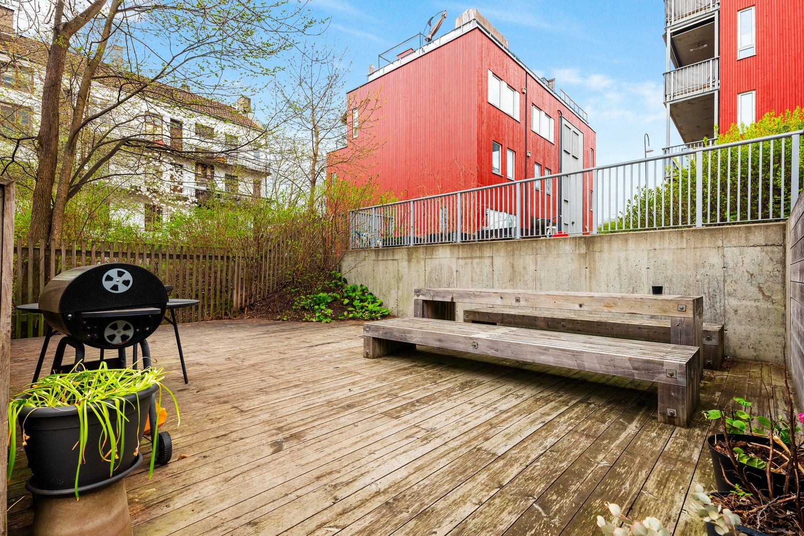 Her kan du ta turen ut og grille i sommerværet. Galleribilde