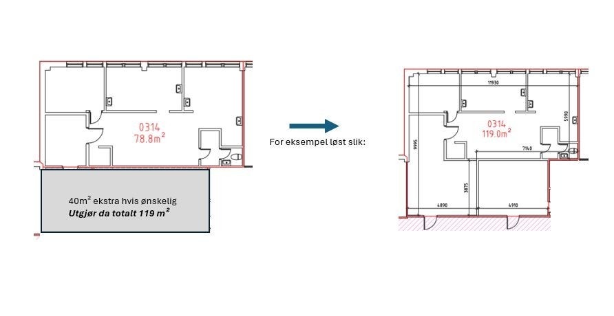 Planløsning forslag 1 Galleribilde