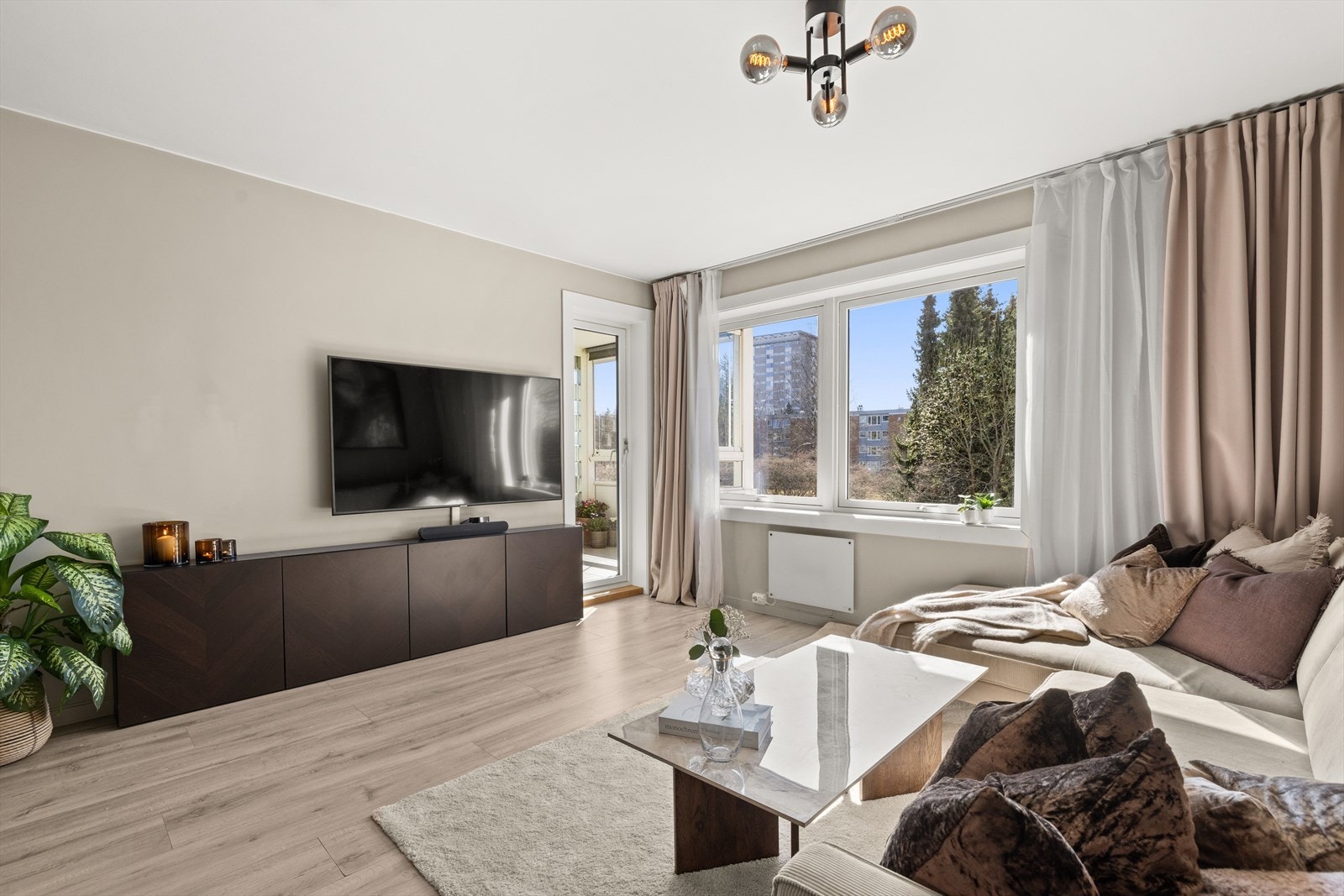 Delikate fargevalg gjør det enkelt å innrede Galleribilde