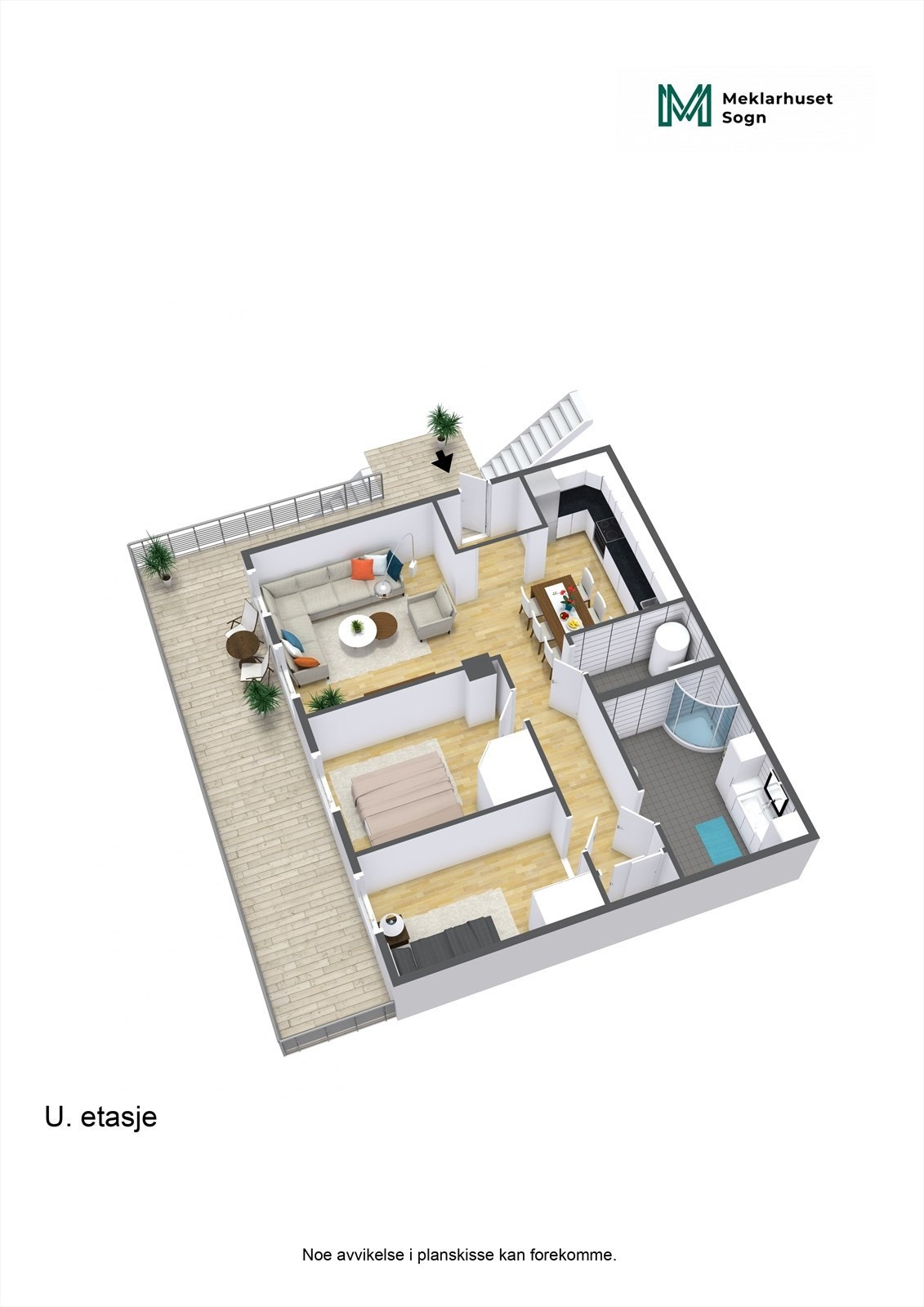 Planteikning 3D Galleribilde