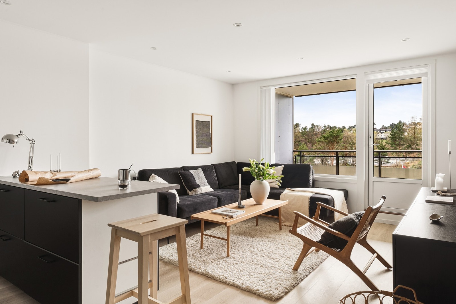 En 2-roms leilighet med flott utsikt og gode solforhold! Galleribilde