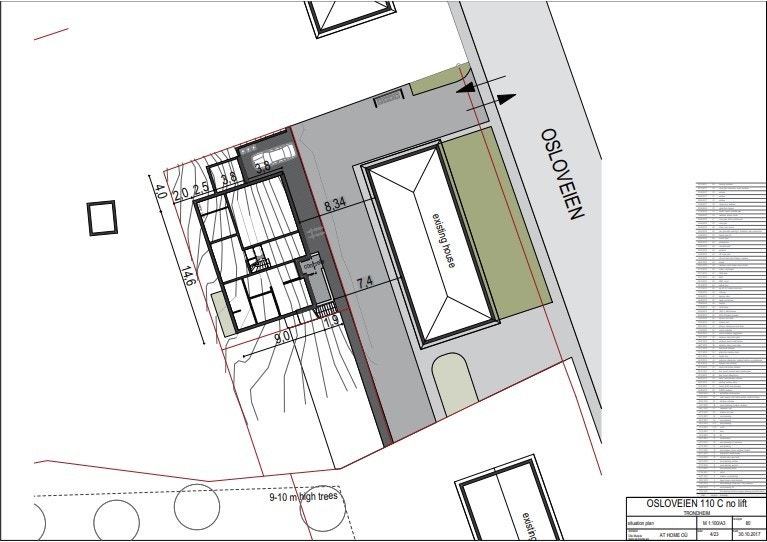 Situasjonsplan - bildet er fra tidligere godkjent søknad, og er kun ment som illustrasjon på mulighetene på tomten. Galleribilde