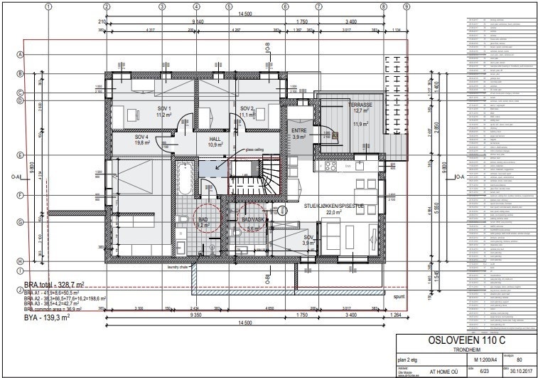1. etasje - bildet er fra tidligere godkjent søknad, og er kun ment som illustrasjon på mulighetene på tomten. Galleribilde