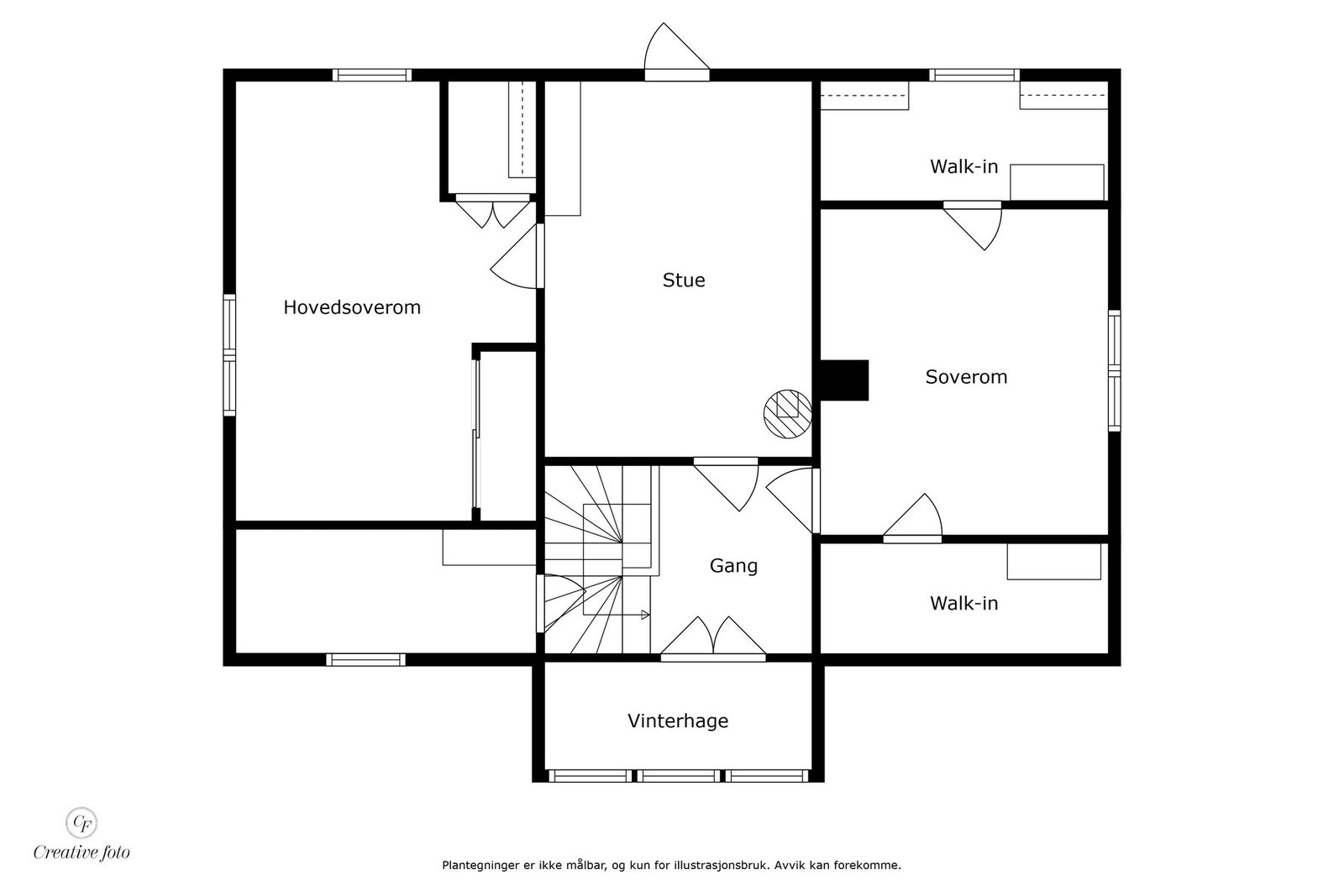 Plantegning 2. etasje. Galleribilde