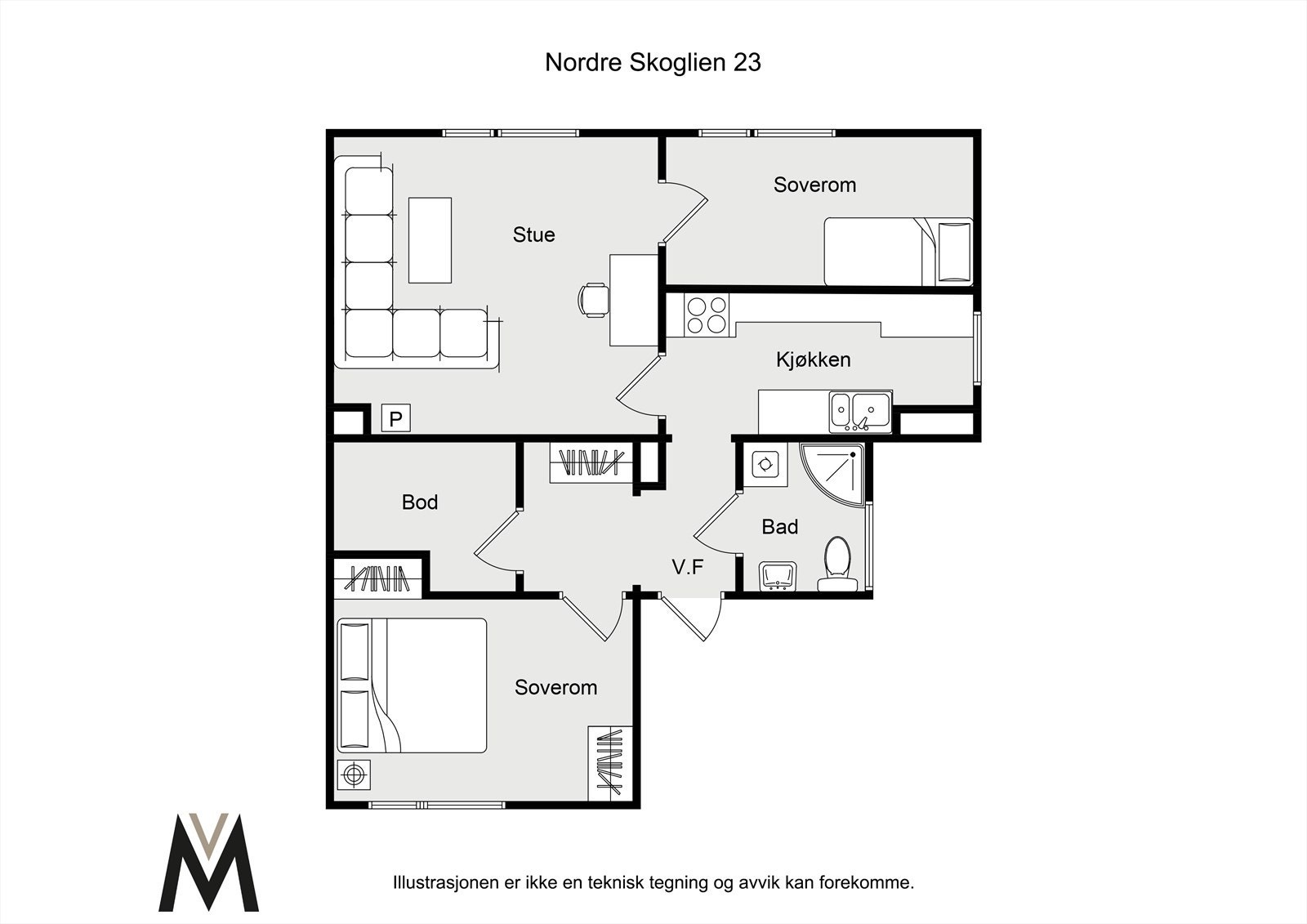 Plantegning. Galleribilde