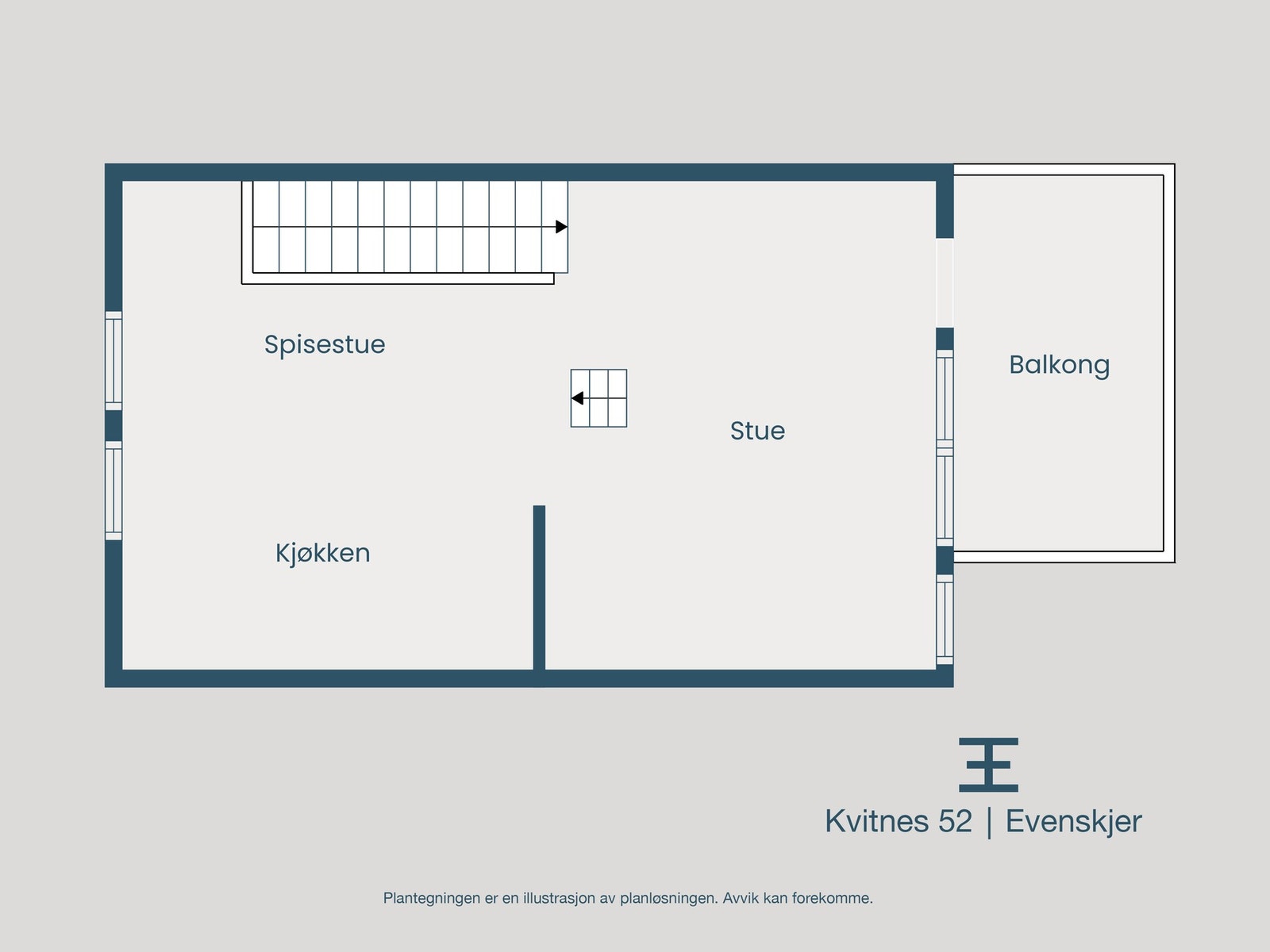 Plantegning 2. etasje Galleribilde