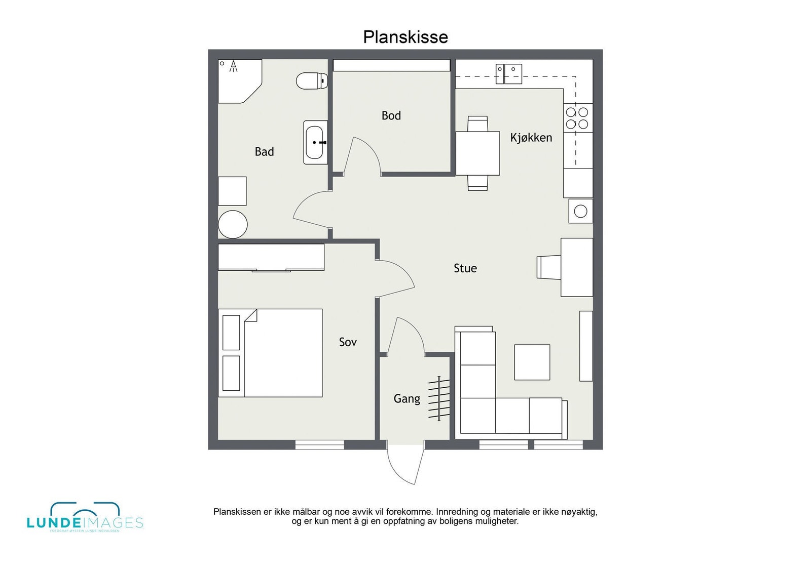 Planskisse - ikke målbar Galleribilde