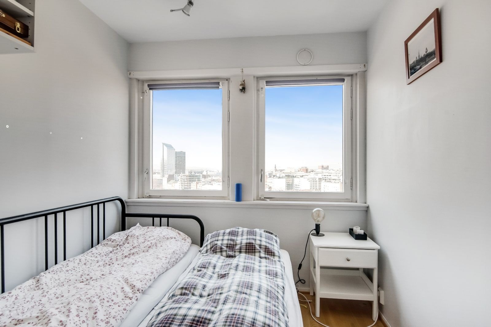 Minste soverom med innebygd skap(vises ikke på bilde). Galleribilde