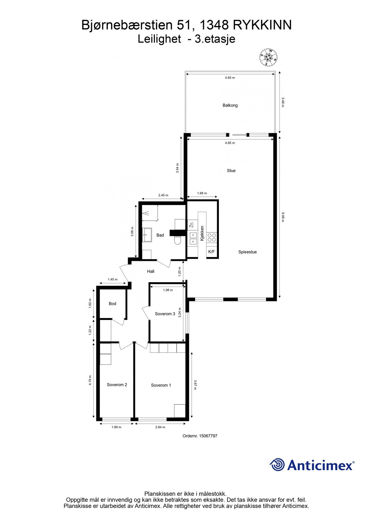 Plantegning Galleribilde
