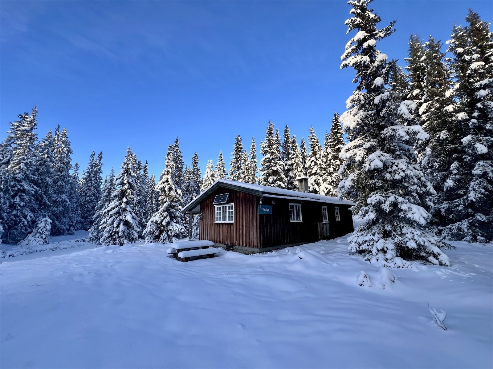 Vinterbilde tatt av eiendomsmegler Desember 2024 Galleribilde