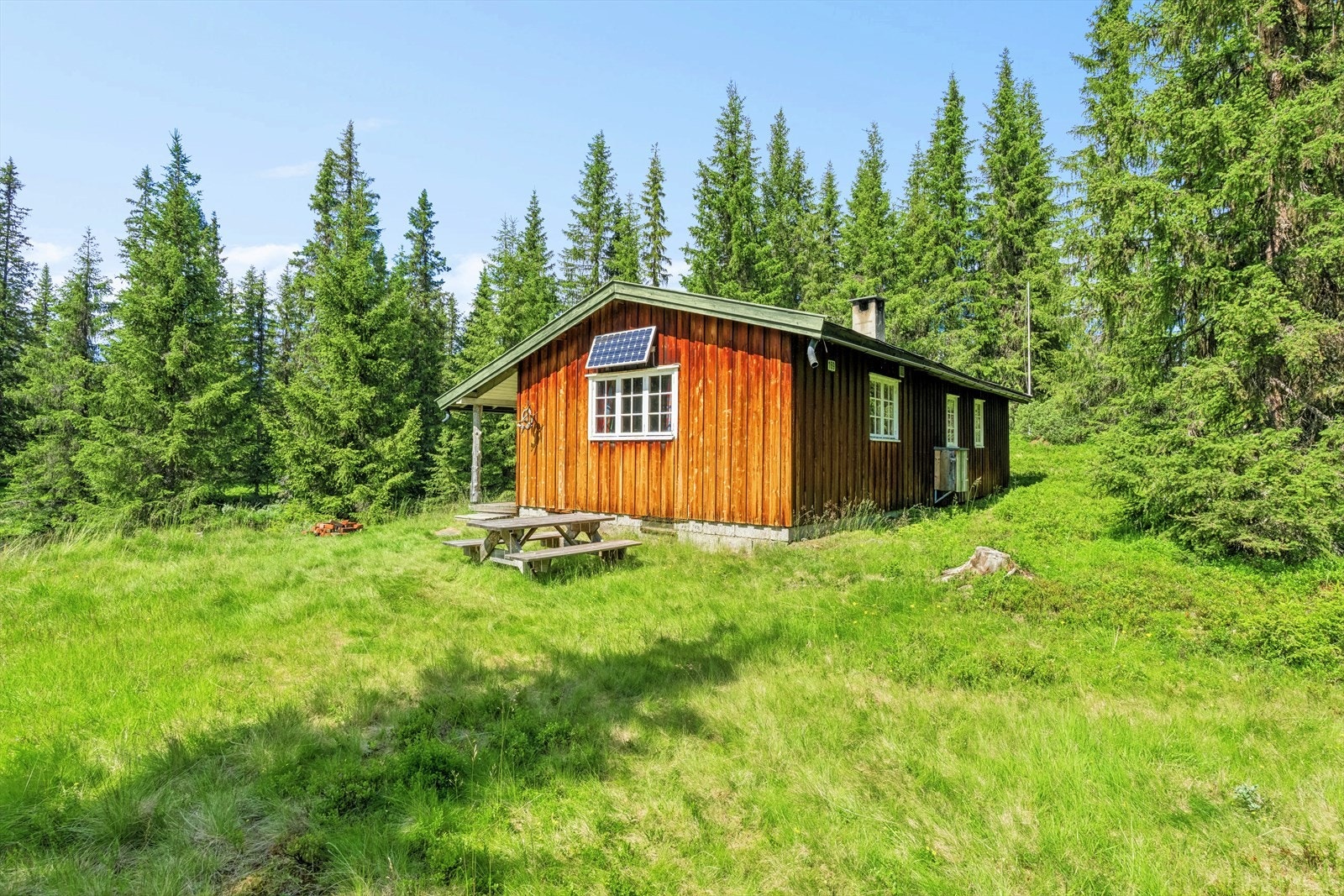 I tillegg til lek og rekreasjon, innbyr uteområdet til avslappende og rolige dager. Galleribilde