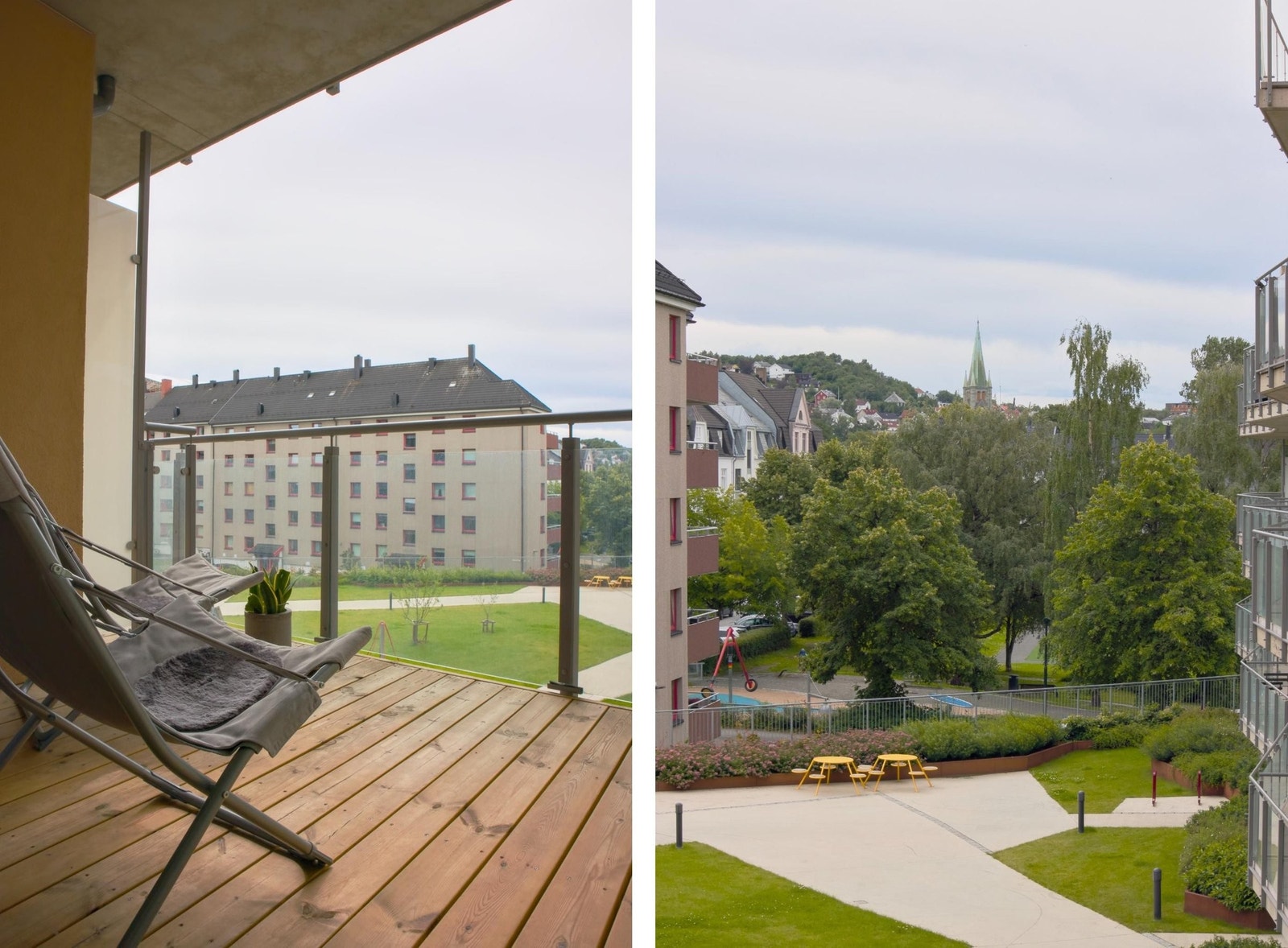 - Utsikt til Lademoen kirke følger med - Galleribilde