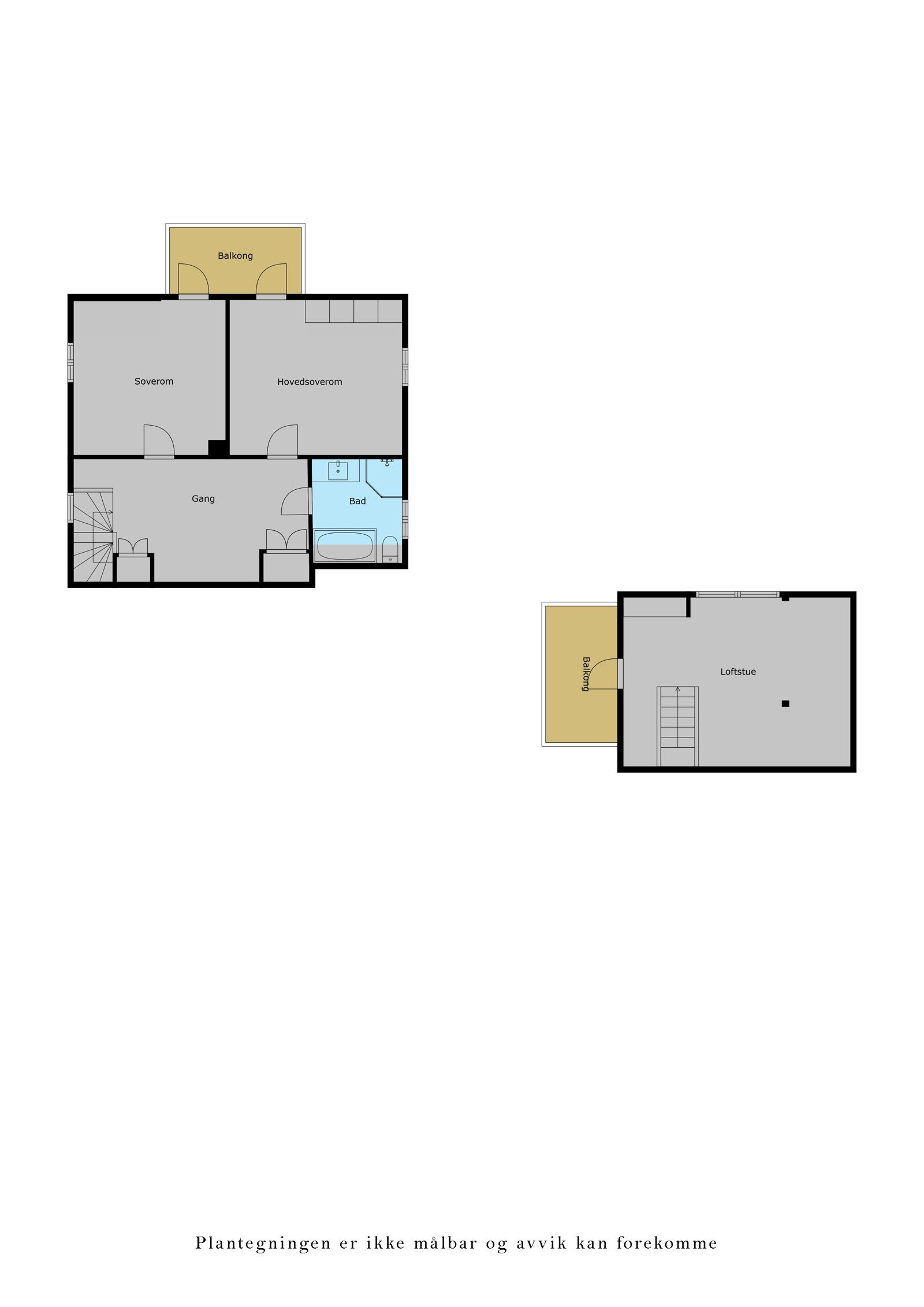 Veiledende plantegning 2. etasje. Galleribilde