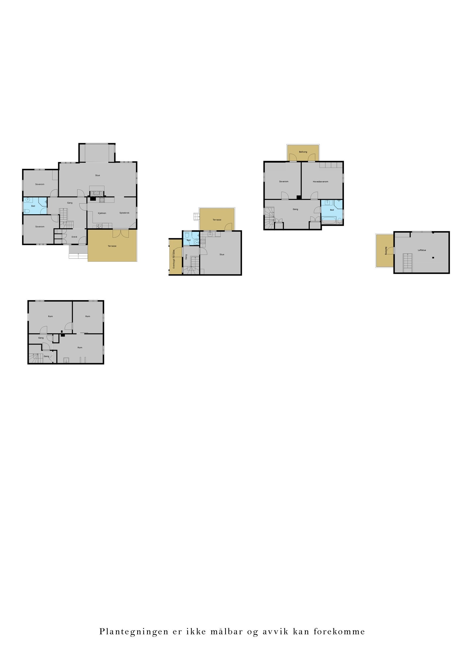 Veiledende plantegninger. Galleribilde