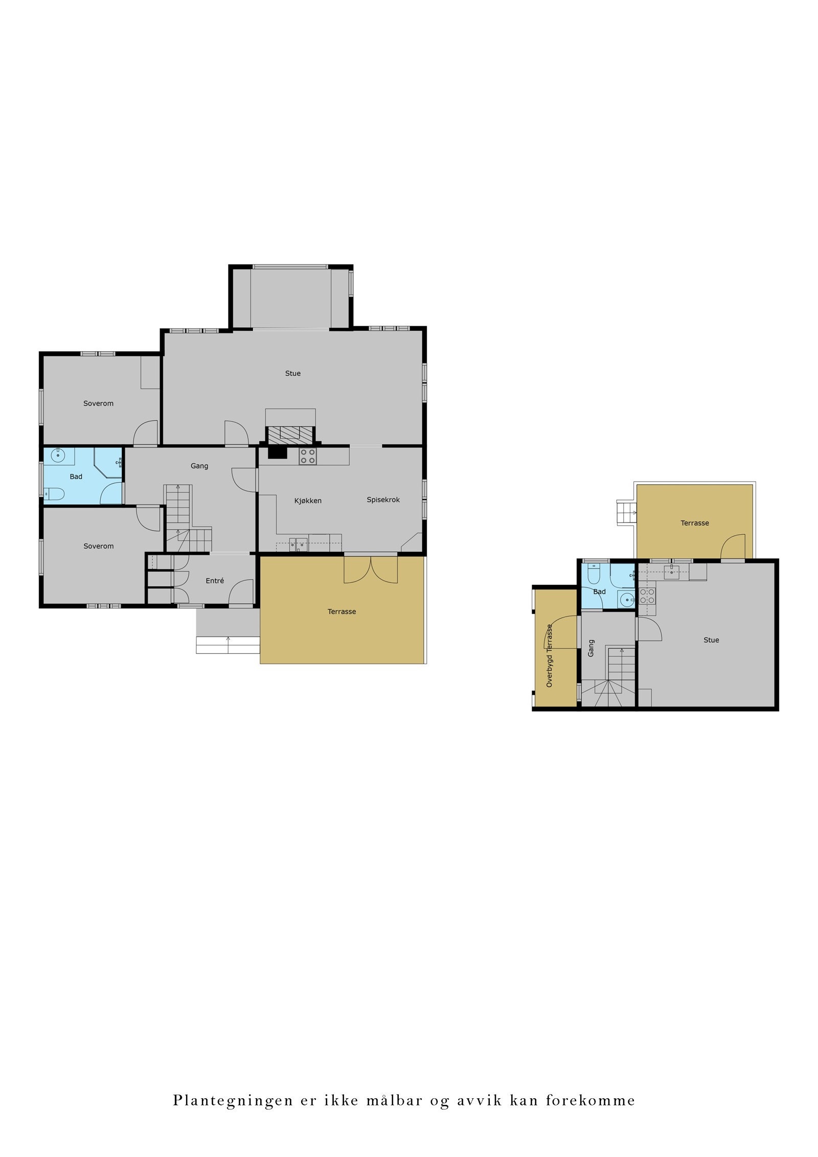 Veiledende plantegning 1. etasje. Galleribilde