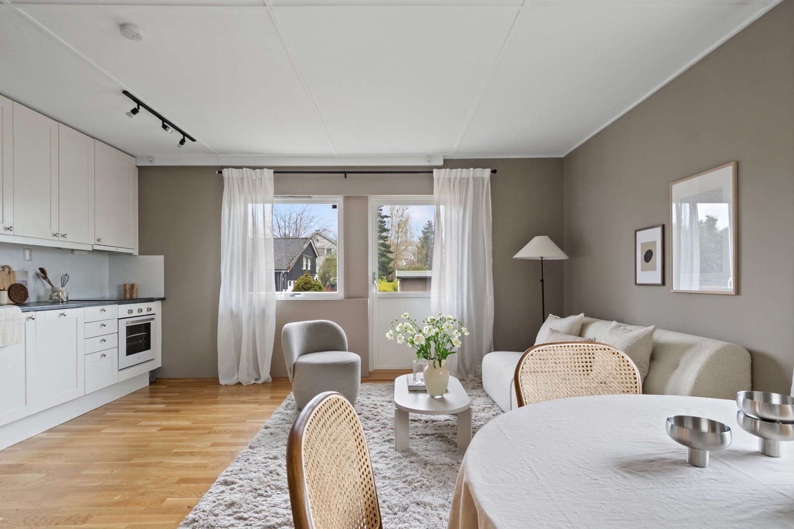 Leiligheten holder en god standard, delikat pusset opp i perioden 2014 - 23. Galleribilde