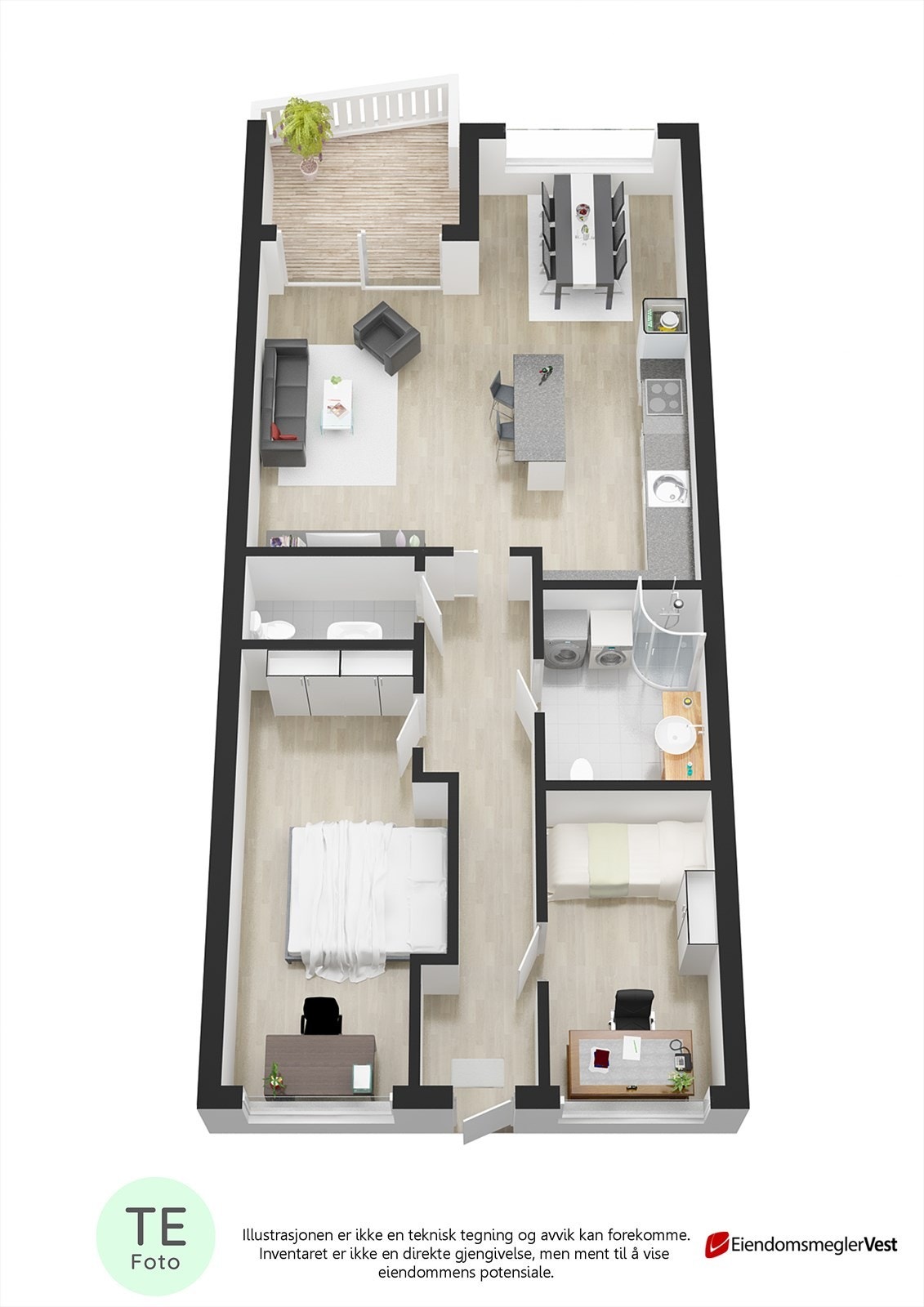 Plantegning Galleribilde