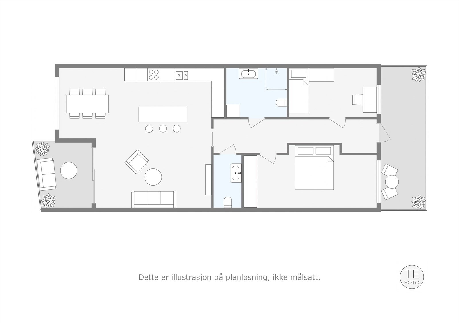 Plantegning Galleribilde