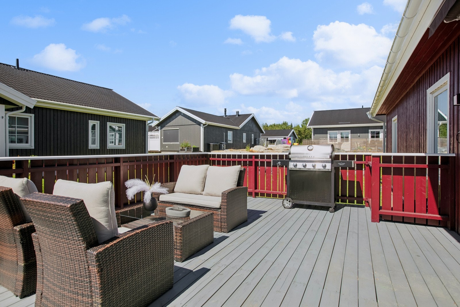 Pen terrasse. Galleribilde