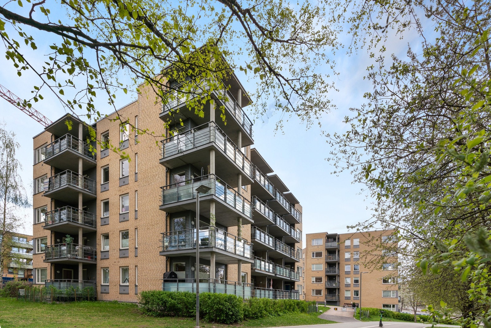 Borettslaget består av 63 andelsleiligheter Galleribilde