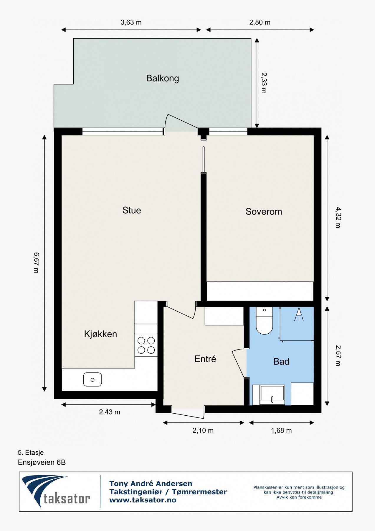 Plantegning Galleribilde