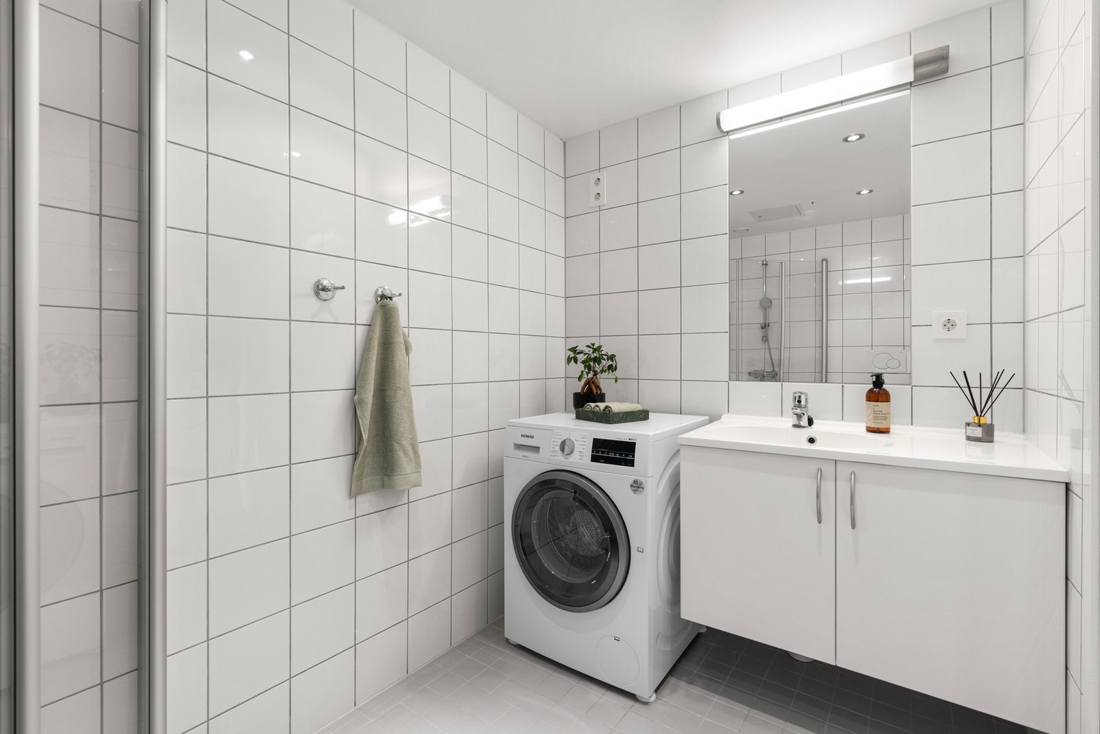 Badet har opplegg for vaskemaskin Galleribilde