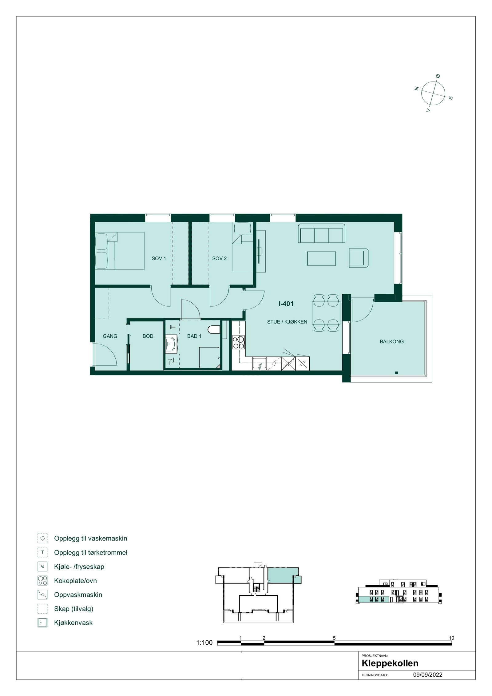 Plantegning Galleribilde