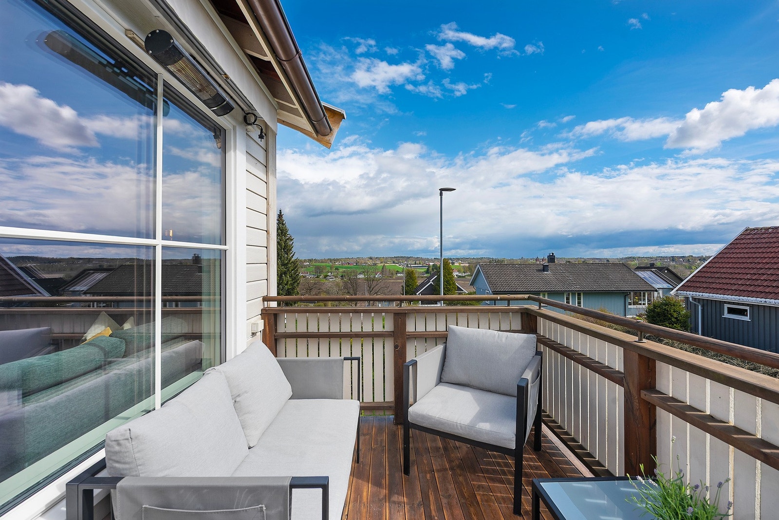 Herlig utsikt og gode solforhold Galleribilde