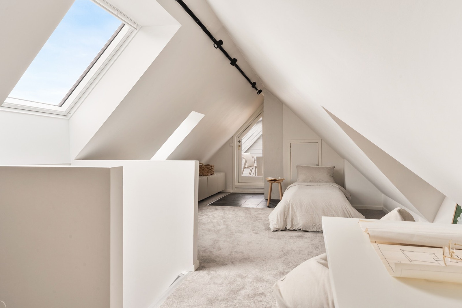 Loftet er det perfekte stedet når familie og venner kommer på besøk. Galleribilde