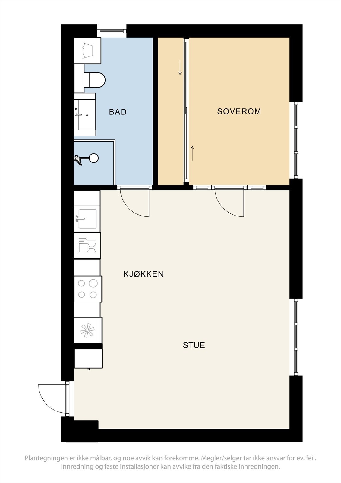 Plantegning Galleribilde