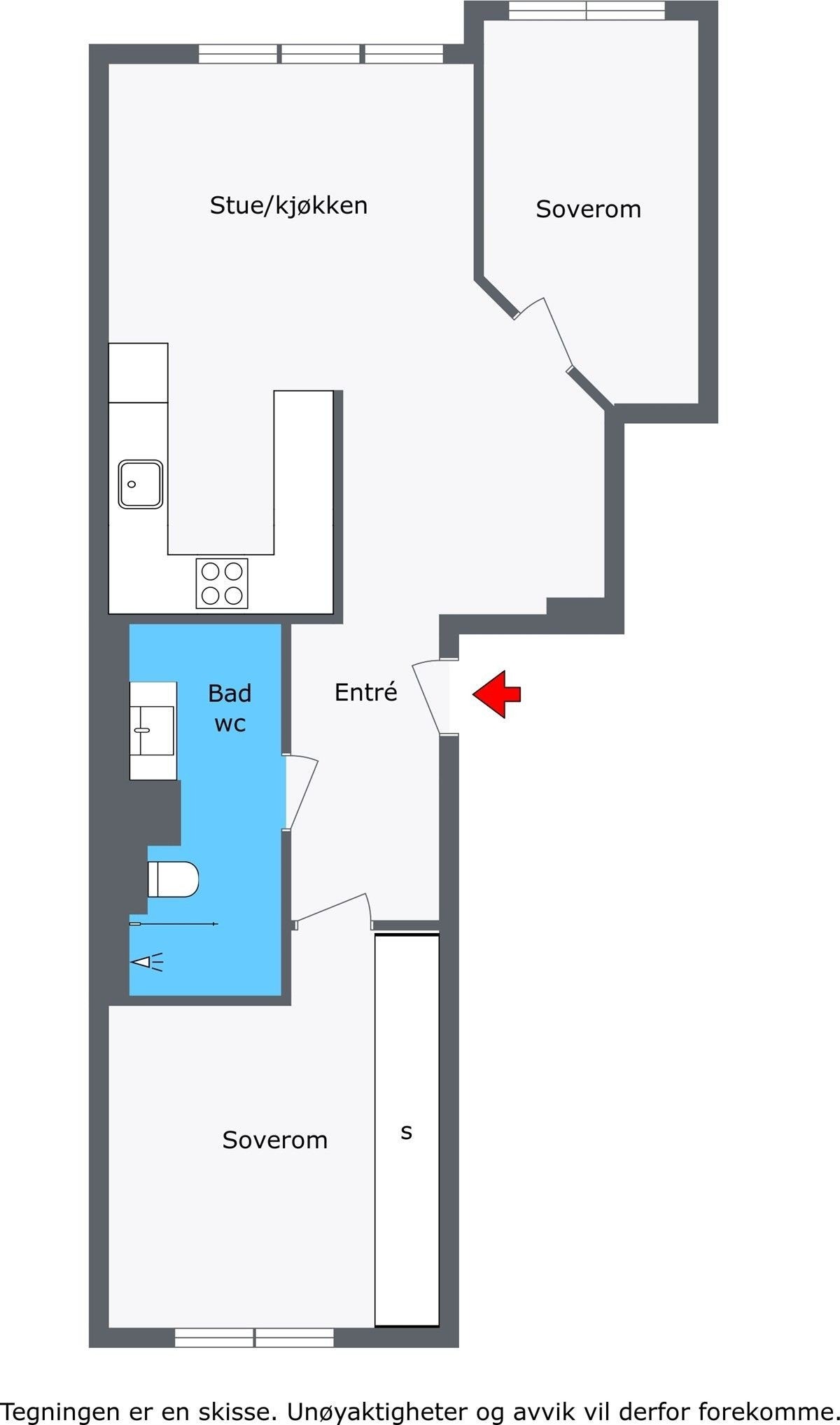 Planskisse - ikke målbar Galleribilde