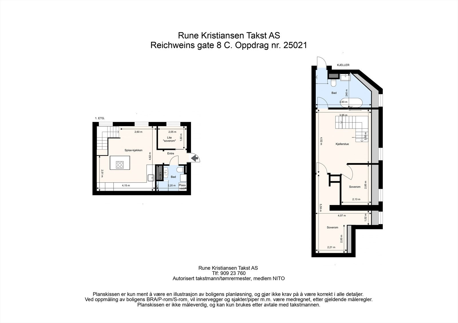 Plantegningene samlet. Galleribilde