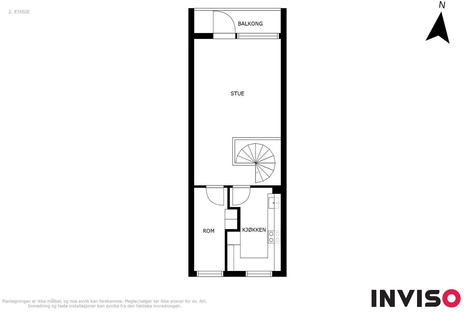 Plantegning 2 etasje Galleribilde