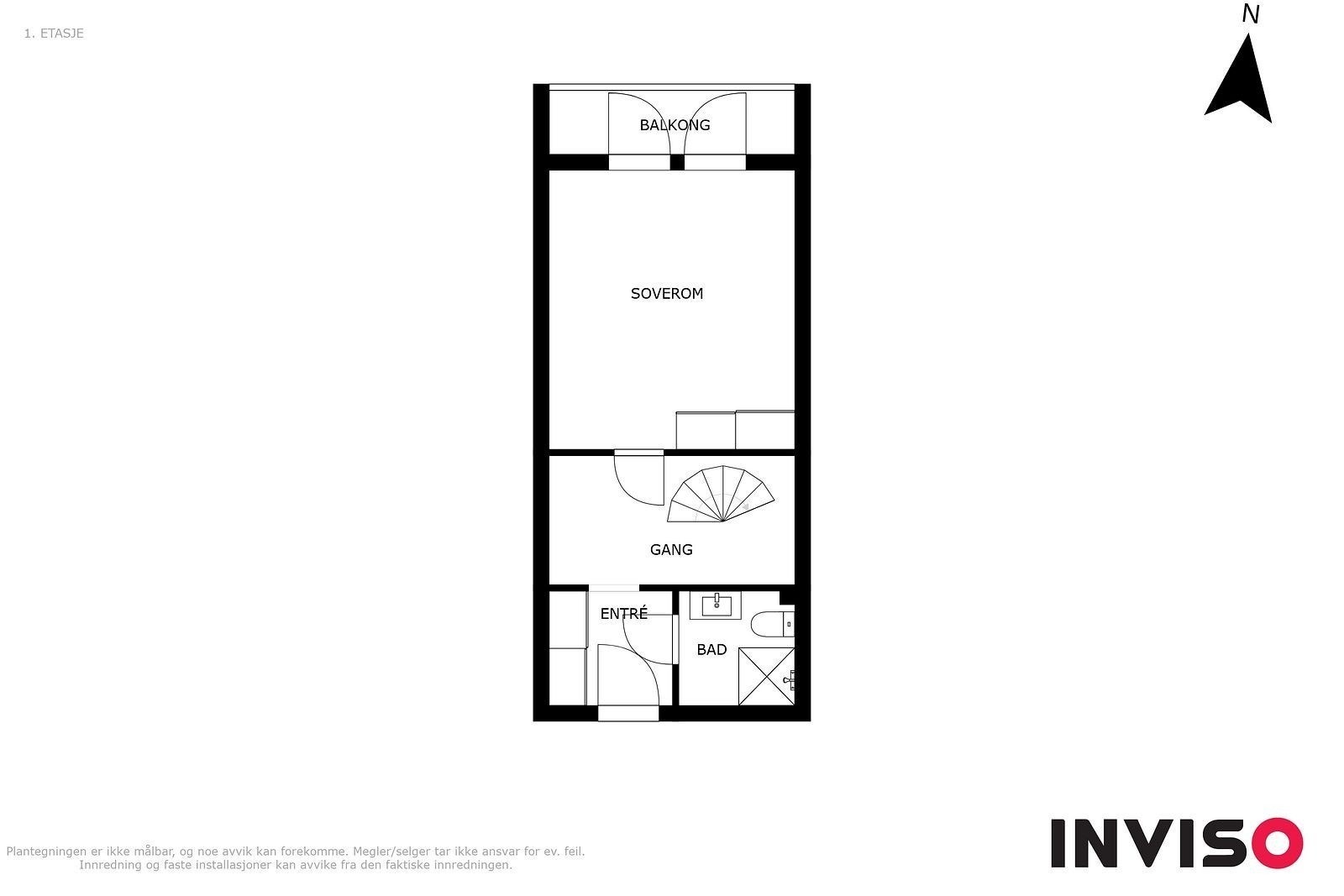Plantegning 1 etasje Galleribilde