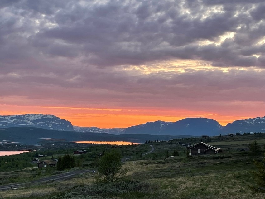 Nydelig solnedgang - Bilde fra selgers arkiv Galleribilde