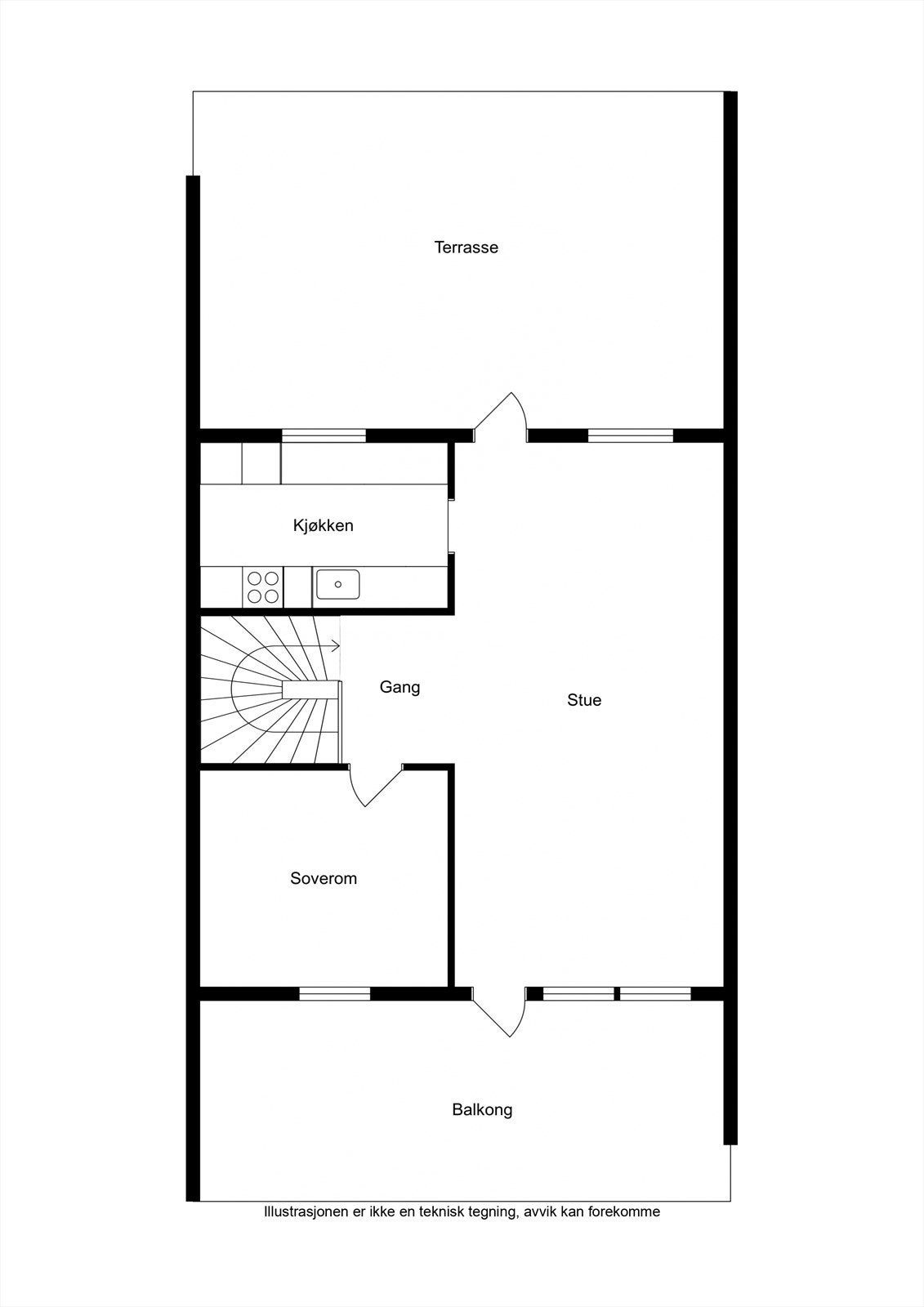 Planskisse 2. Etasje Galleribilde