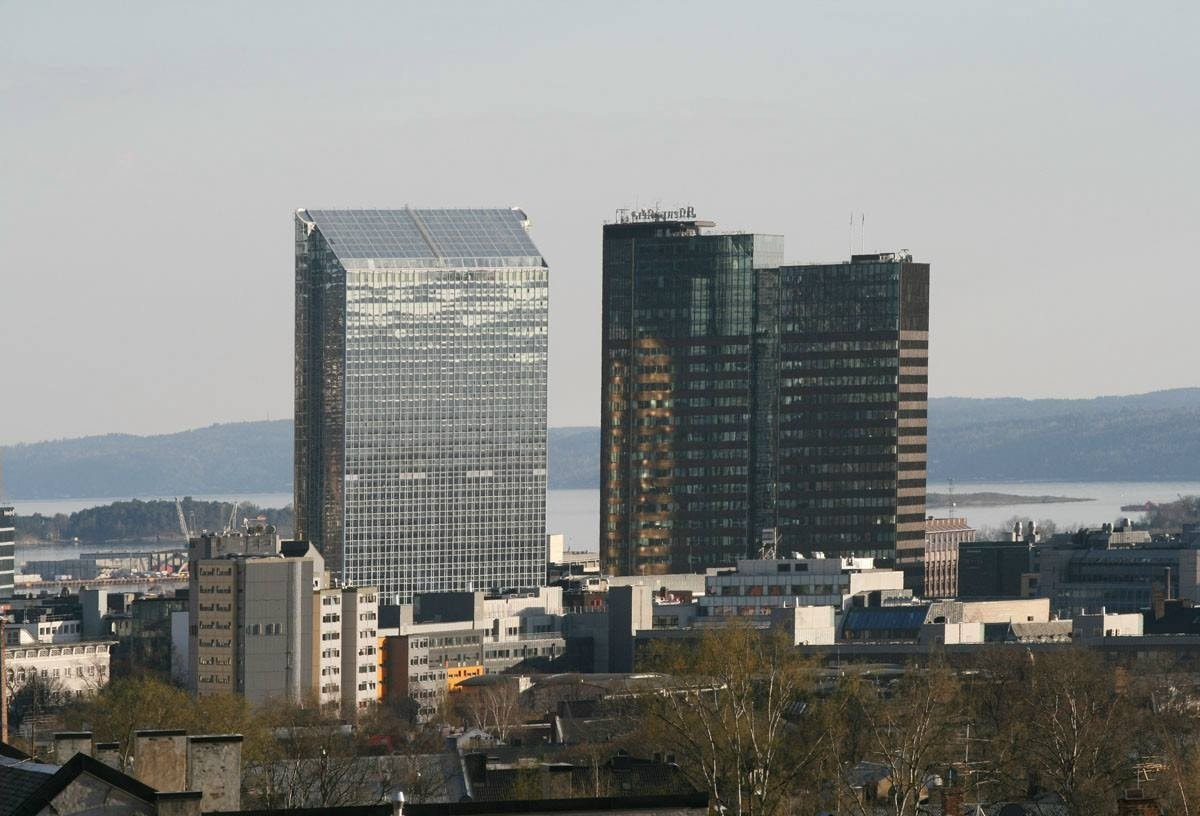 Utsikt fra takterrassen. Galleribilde