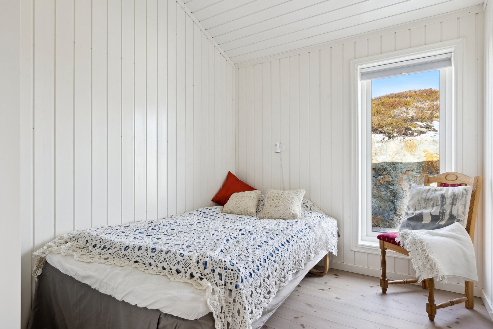 Alle soverommene har nøytrale og behagelige fargevalg som gjør det enkelt å innrede etter egen stil. Galleribilde