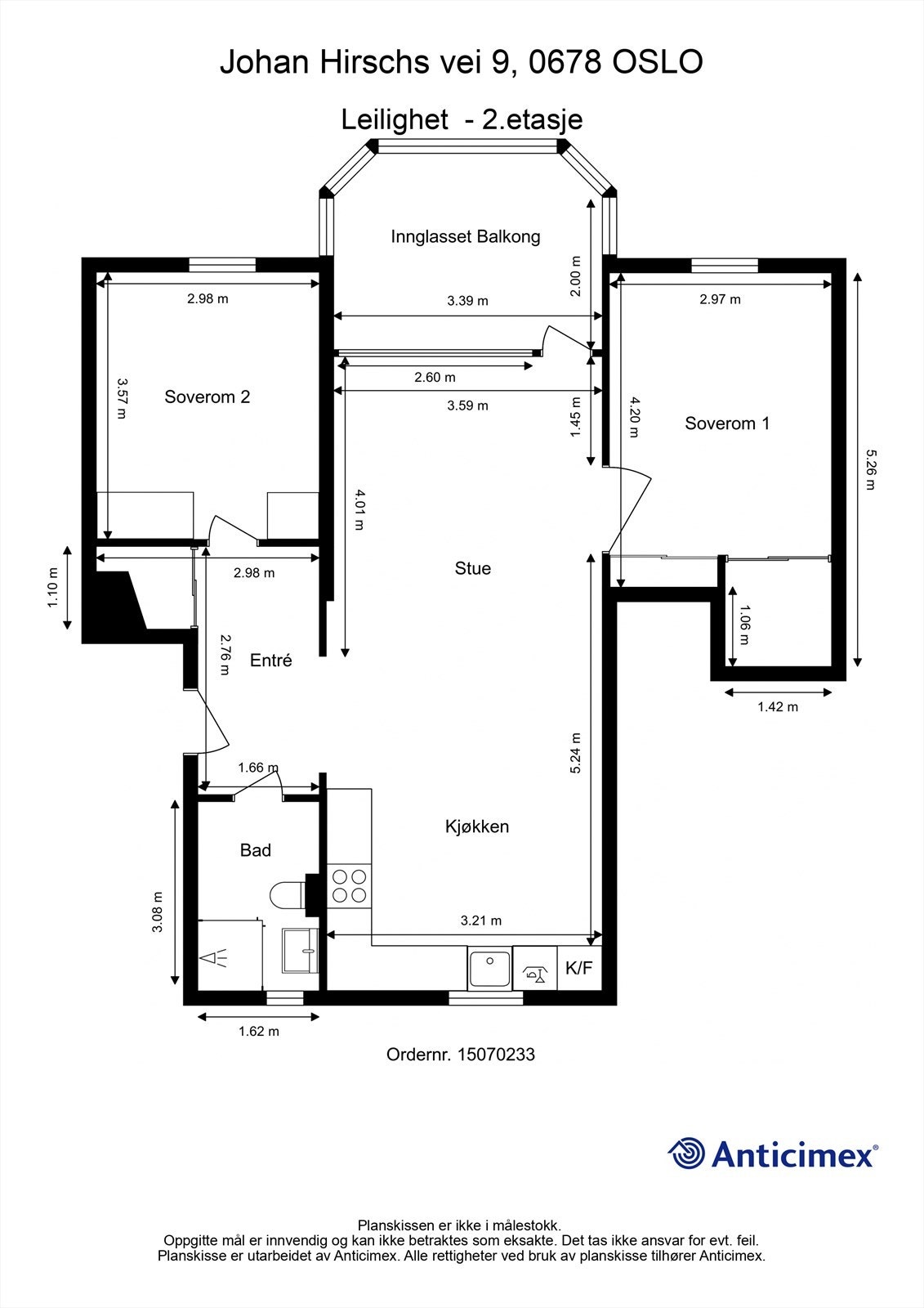 Plantegning - 2. etasje Galleribilde