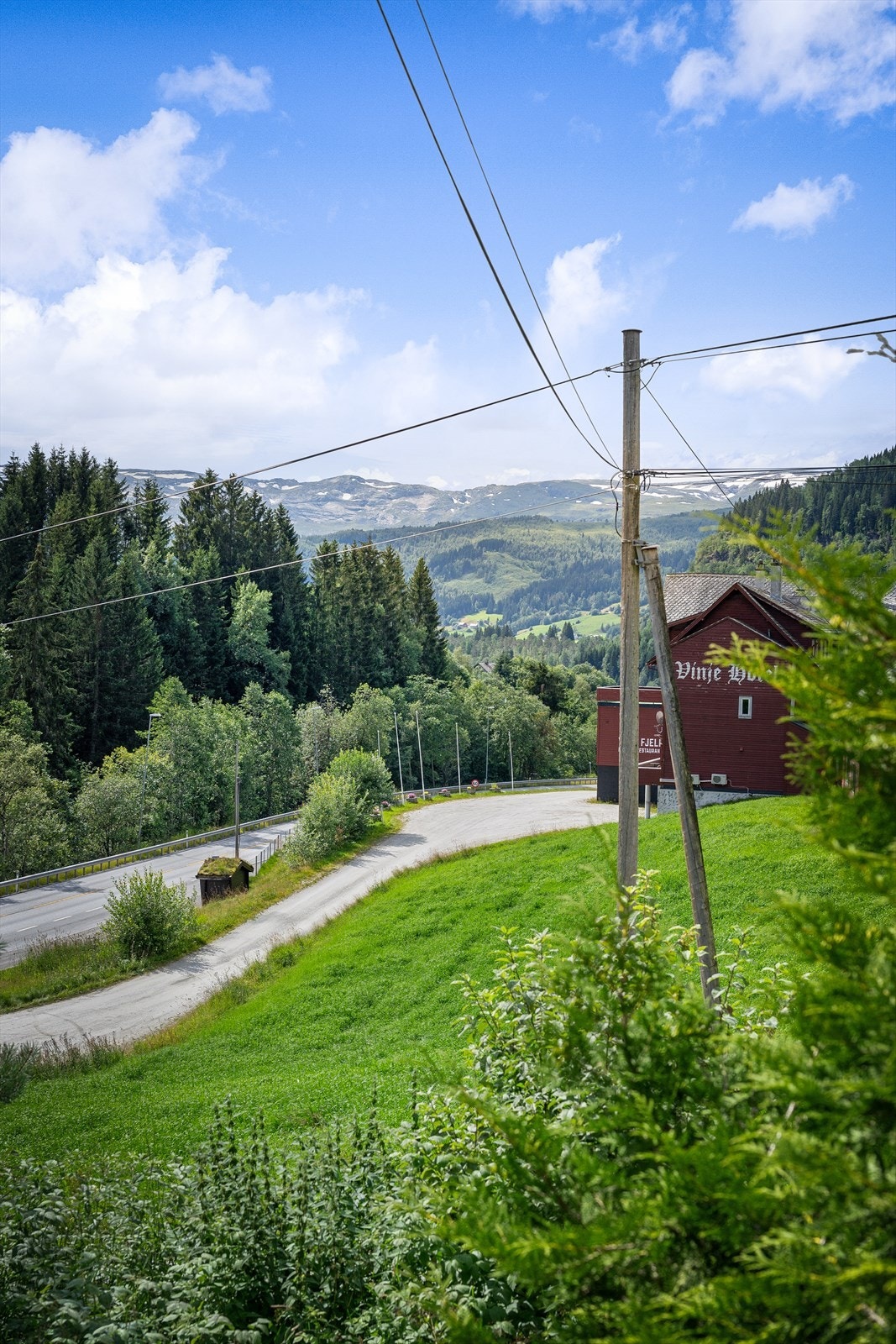 Utsikten fra verandaen Galleribilde