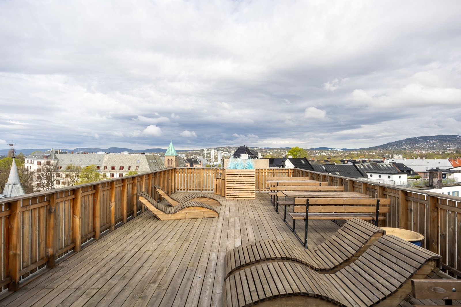 Sameiet har en flott felles takterrasse. Galleribilde