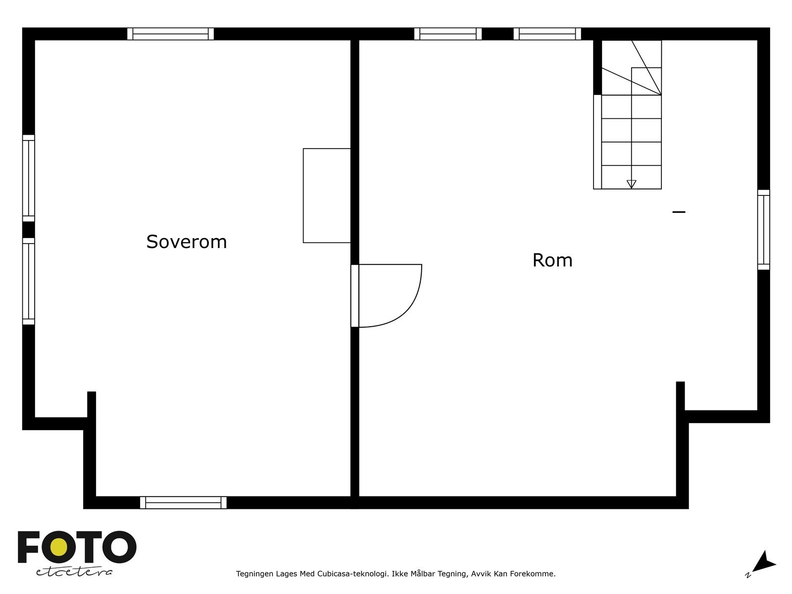 Loft - Veiledende plantegning Galleribilde