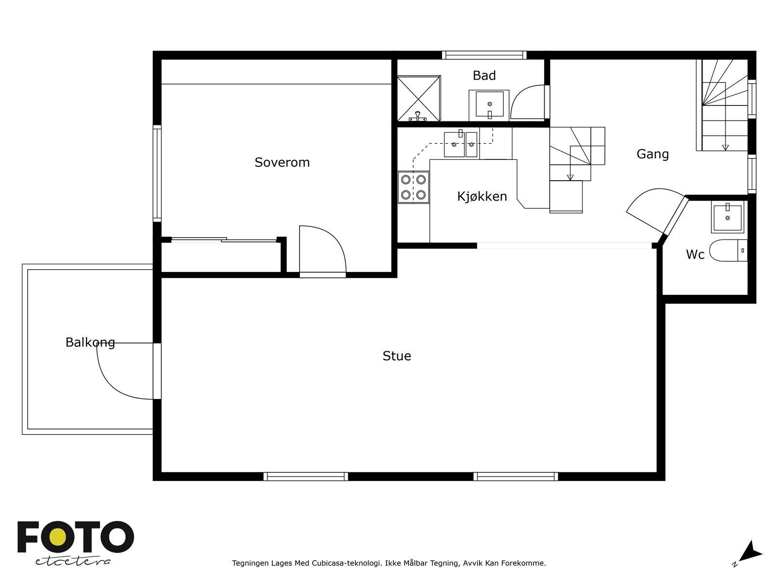 2 etg - Veiledende plantegning Galleribilde