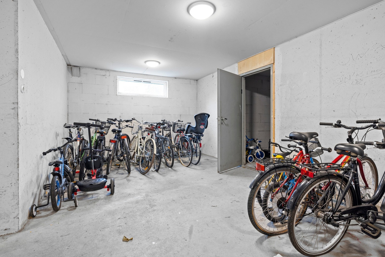 Borettslaget har også felles sykkelrom Galleribilde