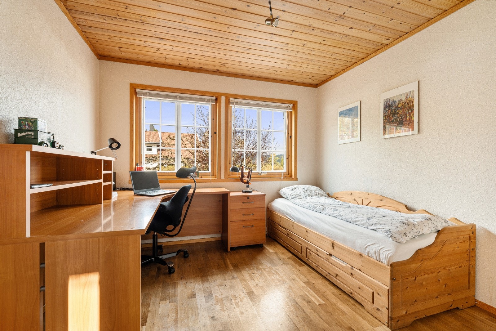Det 2. soverommet i sokkeletasjen. Galleribilde